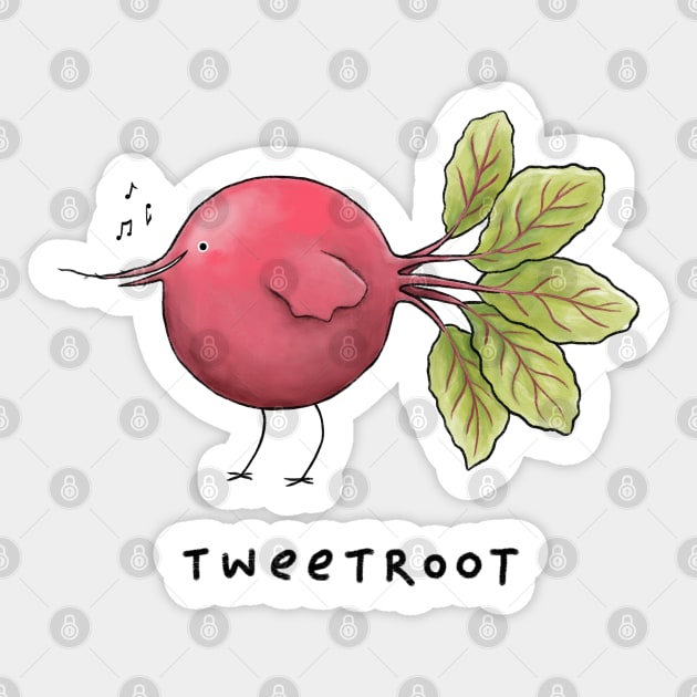 Tweetroot Sticker by Sophie Corrigan